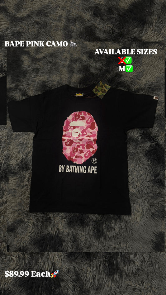 BAPE PINK CAMO T-SHIRT