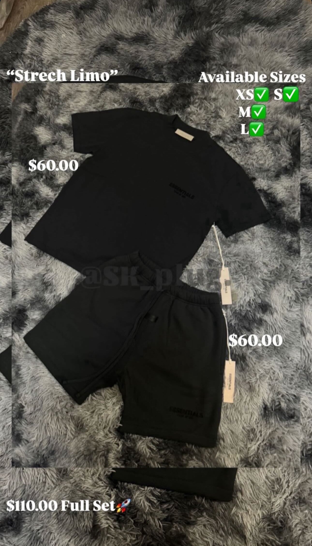 Essentials Shorts Full Set