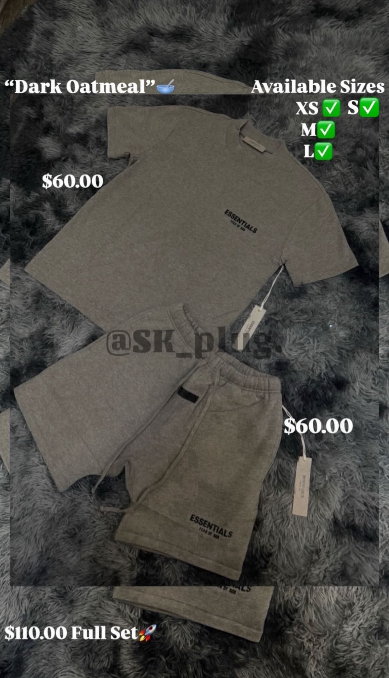 Essentials Shorts Full Set